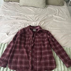 Ascend Burgundy Plaid Shirt
